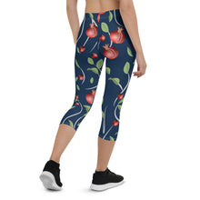 Load image into Gallery viewer, Pomegranate Capri Leggings