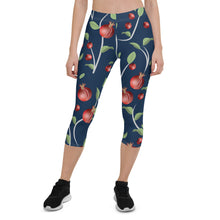 Load image into Gallery viewer, Pomegranate Capri Leggings