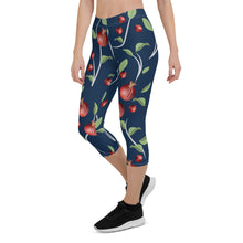 Load image into Gallery viewer, Pomegranate Capri Leggings
