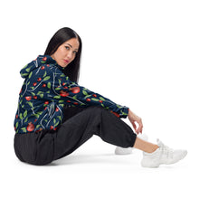Load image into Gallery viewer, pomegranate Women’s cropped windbreaker