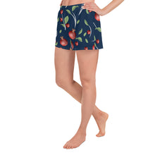 Load image into Gallery viewer, Pomegranate Women’s Recycled Athletic Shorts