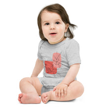 Load image into Gallery viewer, Armenian pomegranate Baby short sleeve one piece