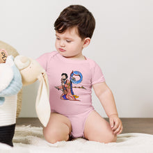 Load image into Gallery viewer, Armenian Letters Baby short sleeve one piece