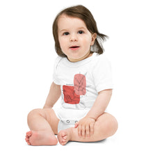 Load image into Gallery viewer, Armenian pomegranate Baby short sleeve one piece