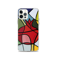 Load image into Gallery viewer, Pomegranate Clear Case for iPhone®