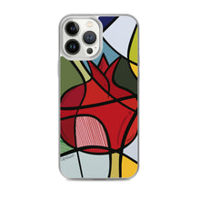 Load image into Gallery viewer, Pomegranate Clear Case for iPhone®