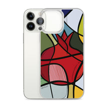 Load image into Gallery viewer, Pomegranate Clear Case for iPhone®