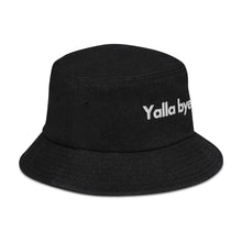 Load image into Gallery viewer, Yalla Bye Denim bucket hat