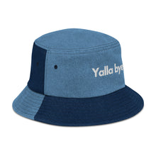 Load image into Gallery viewer, Yalla Bye Denim bucket hat