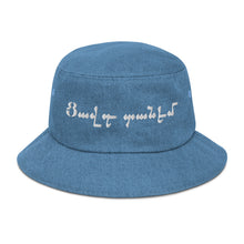 Load image into Gallery viewer, Tsavet Danem Denim bucket hat