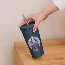 Load image into Gallery viewer, Daraz Insulated tumbler with a straw