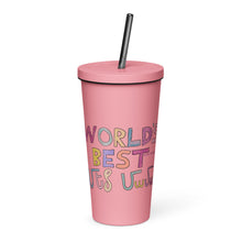 Load image into Gallery viewer, World's Best Grandma Insulated tumbler with a straw