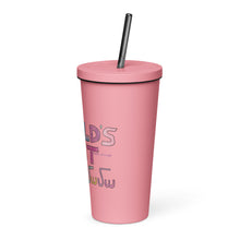 Load image into Gallery viewer, World's Best Grandma Insulated tumbler with a straw