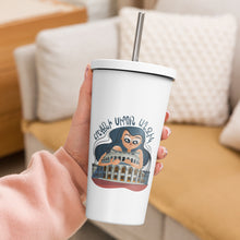 Load image into Gallery viewer, Beautiful Girl From Yerevan Insulated tumbler with a straw