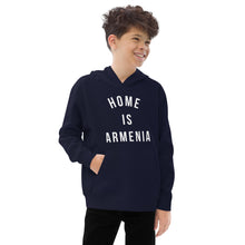 Load image into Gallery viewer, Home is Armenia Kids fleece hoodie