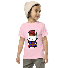 Load image into Gallery viewer, Parev Kitty Toddler Short Sleeve Tee