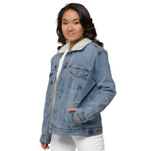 Load image into Gallery viewer, I'm Like This Unisex denim sherpa jacket