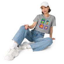 Load image into Gallery viewer, Armenian Emojis Women’s crop top