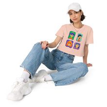 Load image into Gallery viewer, Armenian Emojis Women’s crop top