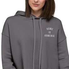 Load image into Gallery viewer, Home Is Armenia Crop Hoodie
