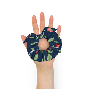 Pomegranate Scrunchie with removable bow detail