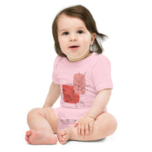 Load image into Gallery viewer, Armenian pomegranate Baby short sleeve one piece
