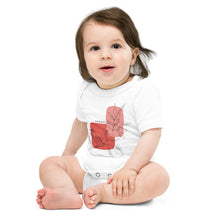 Load image into Gallery viewer, Armenian pomegranate Baby short sleeve one piece
