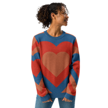 Load image into Gallery viewer, Armenian Heart Knitted crew neck sweater
