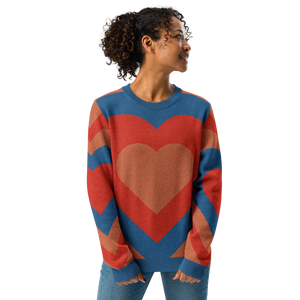 Armenian Heart Knitted crew neck sweater