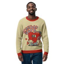 Load image into Gallery viewer, Happy Heart Knitted crew neck sweater
