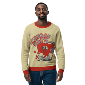 Happy Heart Knitted crew neck sweater