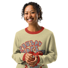 Load image into Gallery viewer, Happy Heart Knitted crew neck sweater
