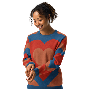 Armenian Heart Knitted crew neck sweater