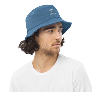 Home Is Armenia Denim bucket hat