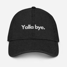 Load image into Gallery viewer, Yalla Bye Denim Hat
