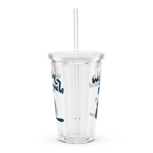 Ay Qez Ban Clear plastic tumbler