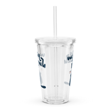 Load image into Gallery viewer, Ay Qez Ban Clear plastic tumbler
