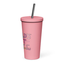 Load image into Gallery viewer, World&#39;s Best Grandma Insulated tumbler with a straw
