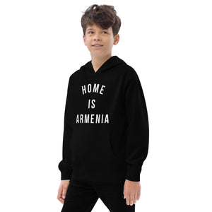 Home is Armenia Kids fleece hoodie