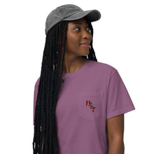Load image into Gallery viewer, Love Unisex garment-dyed pocket t-shirt
