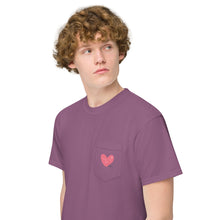 Load image into Gallery viewer, Love Unisex pocket t-shirt
