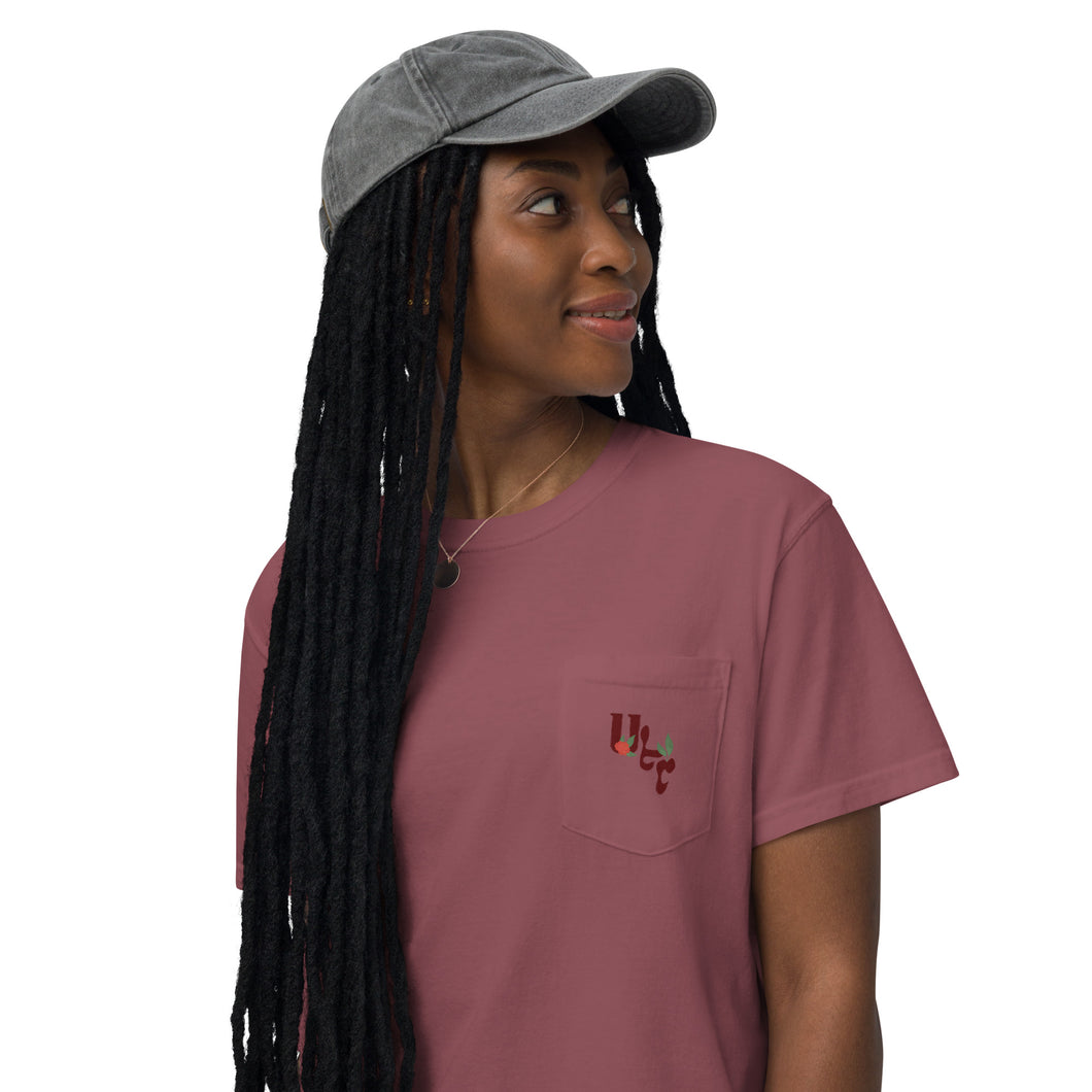 Love Unisex garment-dyed pocket t-shirt