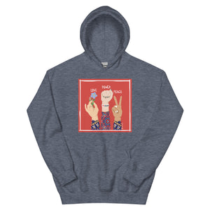 Love Power Peace Unisex Hoodie