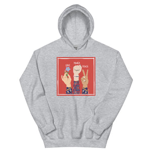 Love Power Peace Unisex Hoodie