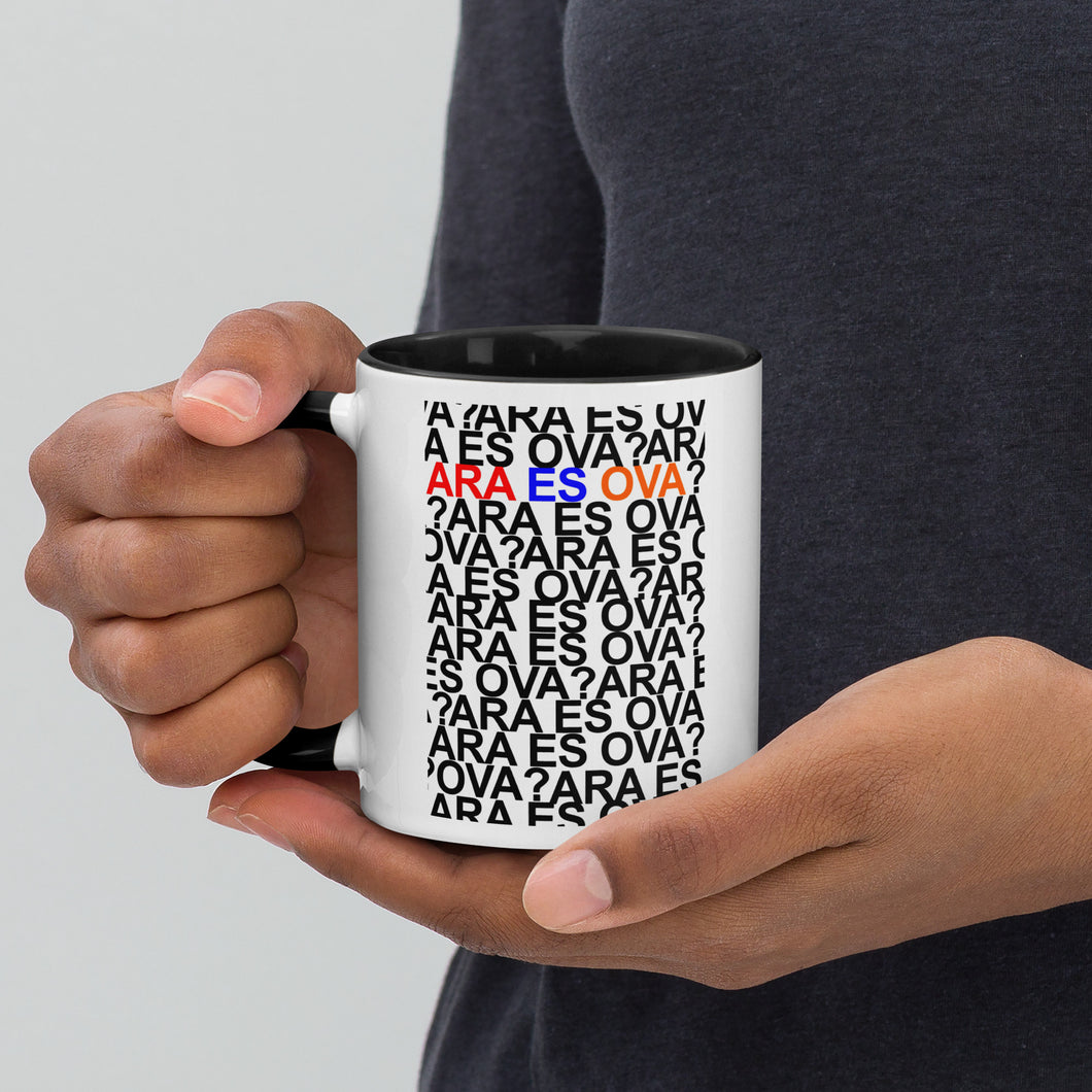 Who This? Mug with Color Inside