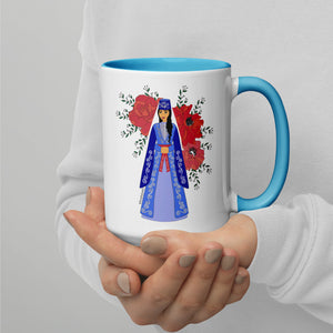 Armenian Taraz Mug with Color Inside