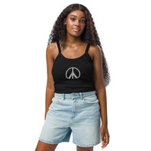 Load image into Gallery viewer, Peace for Artsakh Women’s micro-rib tank top
